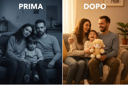 Prima-Dopo Agnellino - sans peluche à gauche